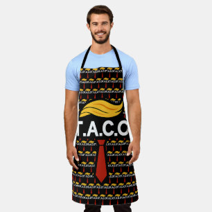 Taco Trump Always Chickens Out Apron