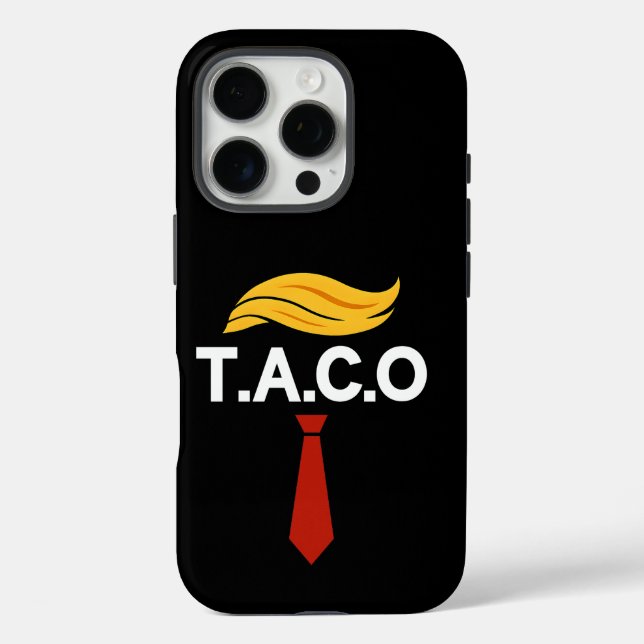 Taco Trump Always Chickens Out Case-Mate iPhone Case (Back)