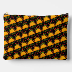 Taco Trump Always Chickens Out Funny Accessory Pouch