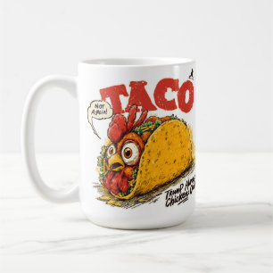 TACO Trump Always Chickens Out Funny Political Coffee Mug