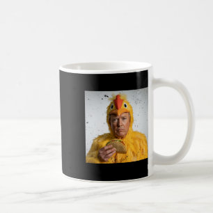 Taco Trump Always Chickens Out Funny Tariffs Humor Coffee Mug