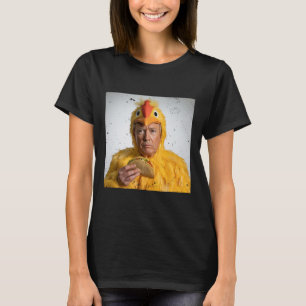 Taco Trump Always Chickens Out Funny Tariffs Humor T-Shirt