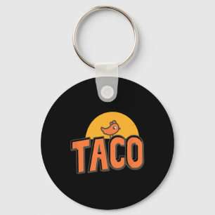 Taco - Trump Always Chickens Out Funny Trump Chick Key Ring