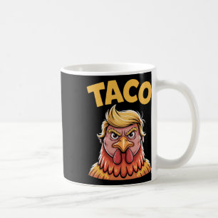 Taco Trump Always Chickens Out Political Humour Ta Coffee Mug