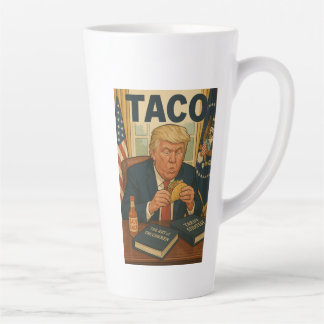 TACO Trump coffee mug. Latte Mug