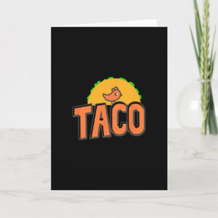 Taco Trump Logo Trump Always Chickens Out Trump Ch Card