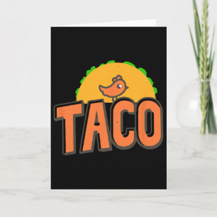 Taco Trump Logo Trump Always Chickens Out Trump Ch Card