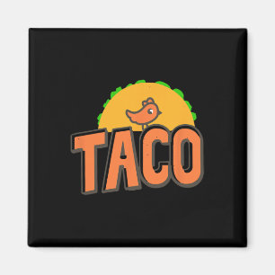 Taco Trump Logo Trump Always Chickens Out Trump Ch Magnet