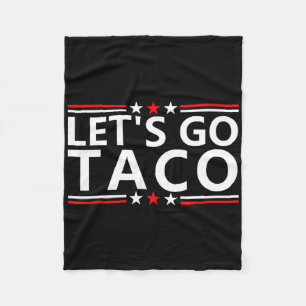 Taco Trump Tee Trump Always Chickens Out Shirt Let Fleece Blanket