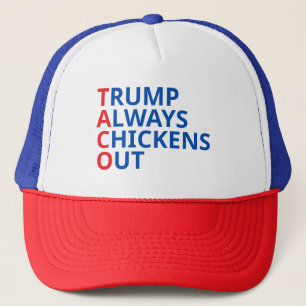 Taco trump trucker hat