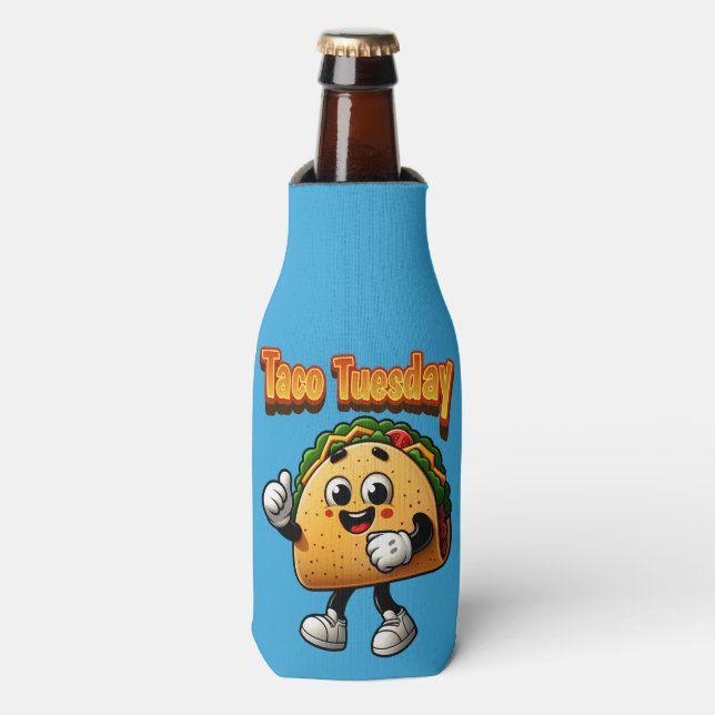 Taco Tuesday Bottle Cooler (Bottle Front)