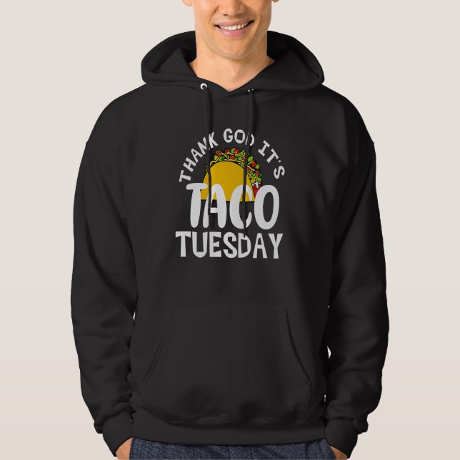 Taco Tuesday Cinco de Mayo For Men Women  Mexican Hoodie (Front)