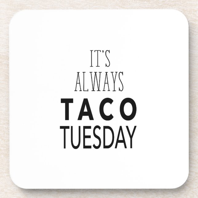 TACO TUESDAY COASTER (Front)