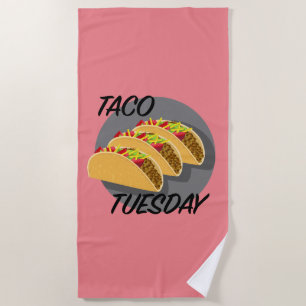 Taco Tuesday Design - Beach Towel