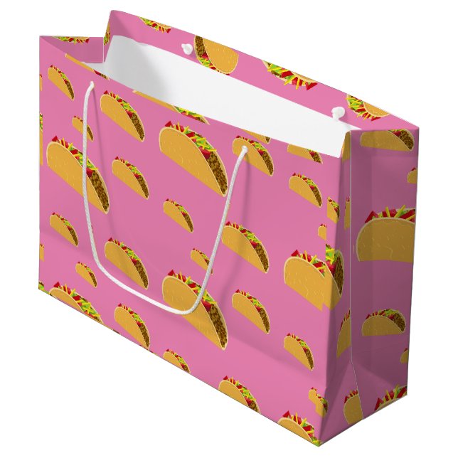 Taco Tuesday Design - Gift Bag - Large (Front Angled)