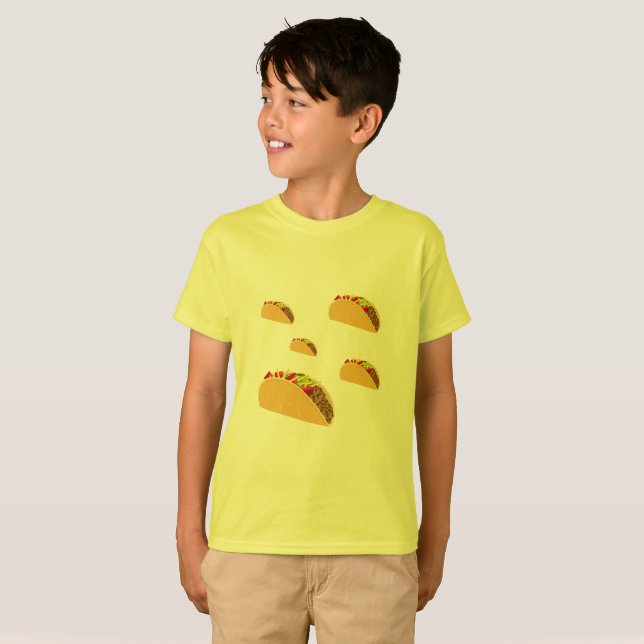 Taco Tuesday Design - Kids' Basic T-Shirt (Front Full)