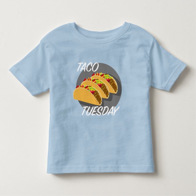 Taco Tuesday Design - Toddler Fine Jersey T-Shirt (Front)