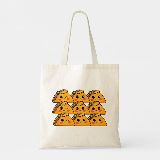 Taco Tuesday Gang  Tote Bag (Back)