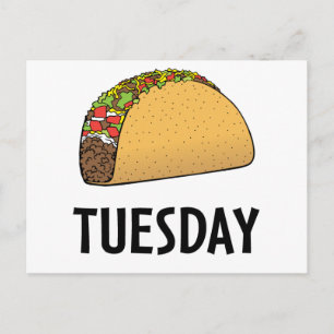 Taco Tuesday Postcard