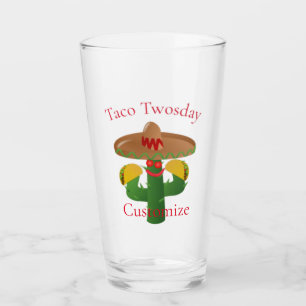 Taco Tuesday Saguaro Cactus Thunder_Cove Glass