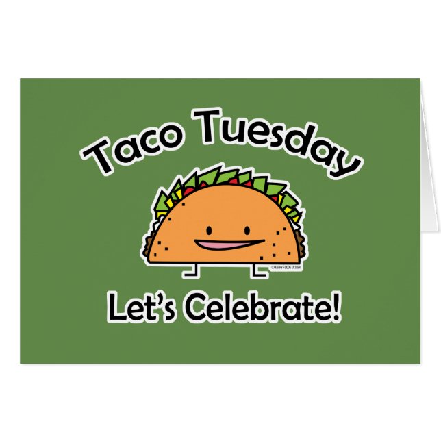 Taco Tuesday shell cheese Mexican food (Front Horizontal)