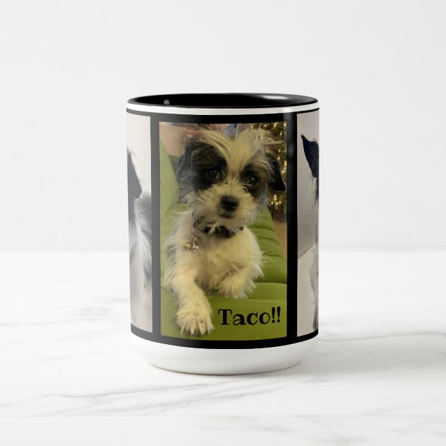 Taco!! Two-Tone 15oz Coffee Mug (Center)