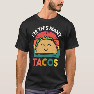 Taco Twosday Birthday I'm This Many Tacos Women Me T-Shirt