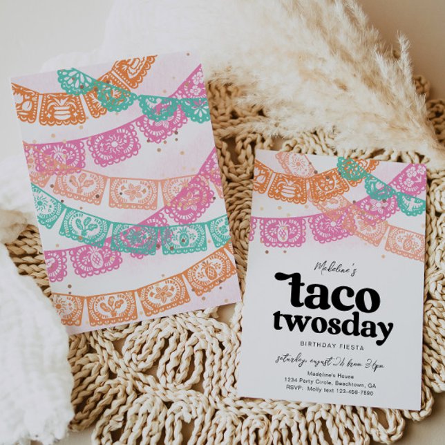 Taco Twosday Birthday Invitation (Creator Uploaded)