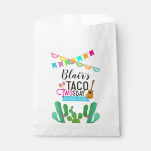Taco Twosday Favour Bags