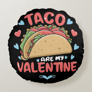 Taco-valentine Round Cushion