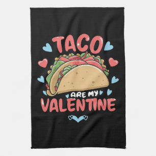 Taco-valentine Tea Towel