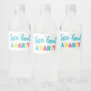 Taco  Water Bottle Labels