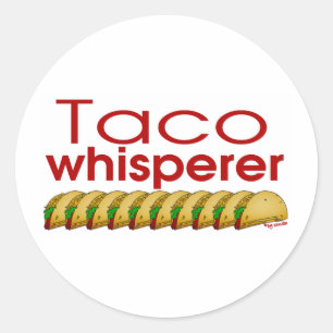 Taco Whisperer Classic Round Sticker