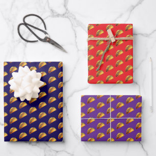 Taco Wrapping Paper Sheet