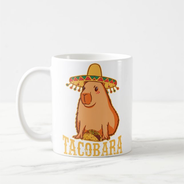 Tacobara Capybara Coffee Mug (Left)