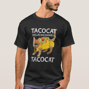 Tacocat Funny Cat Taco Lover Tee Kitty Tacos