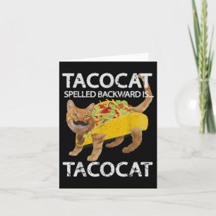 Tacocat Funny Cat Taco Lover Tee Kitty Tacos Shirt Card