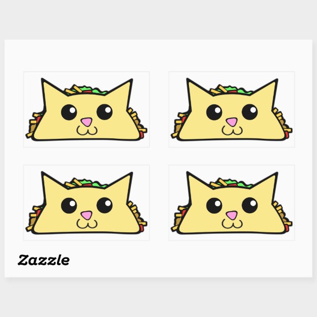 Tacocat II Rectangular Sticker (Sheet)