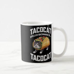 Tacocat Spelled Backward Is Tacocat Shirt Taco Cat Coffee Mug