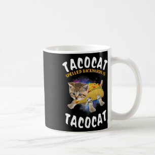 Tacocat Spelled Backward Is Tacocat Tee Cat And Ta Coffee Mug