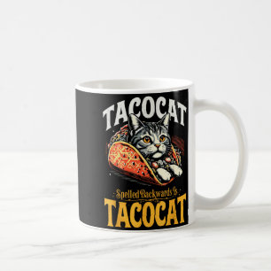 Tacocat spelled backwards is taco cat cinco de coffee mug