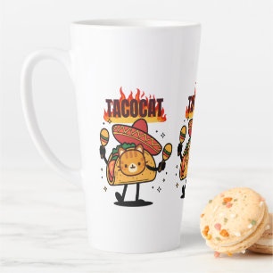 Tacocat Spelled Backwards Is Tacocat Latte Mug
