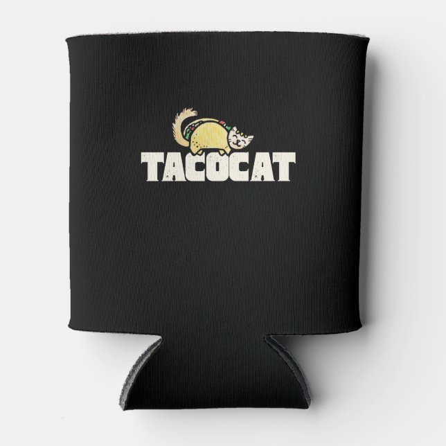Tacocat taco cat can cooler (Front)