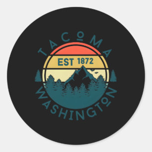 Tacoma Classic Round Sticker