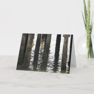 Tacoma Old Town Dock Pilings Card