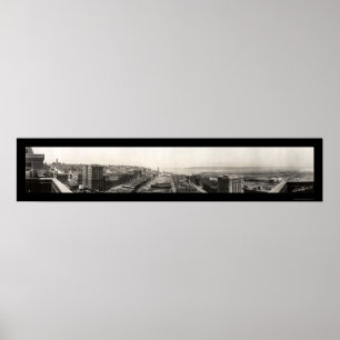 Tacoma WA Panoramic Photo 1913 Poster