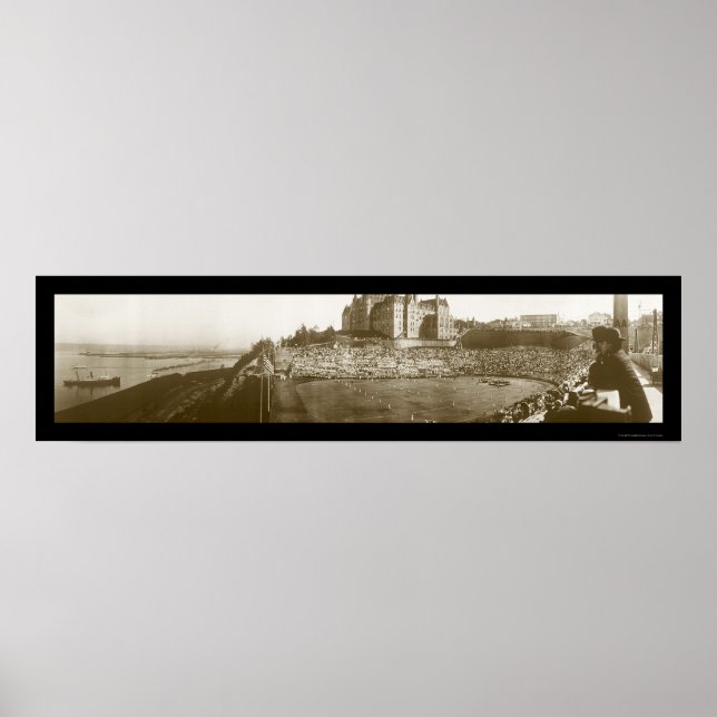 Tacoma WA Stadium Day Photo 1913 Poster (Front)