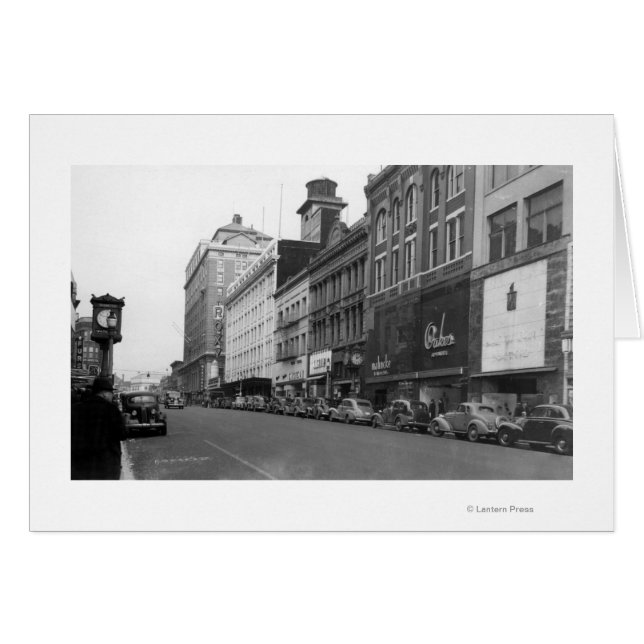 Tacoma, WA View of Broadway Looking North (Front Horizontal)