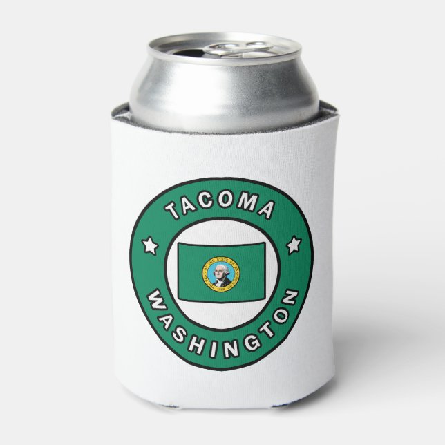 Tacoma Washington Can Cooler (Can Front)