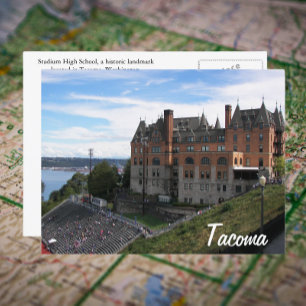 Tacoma, Washington Historic Landmark Travel Postcard